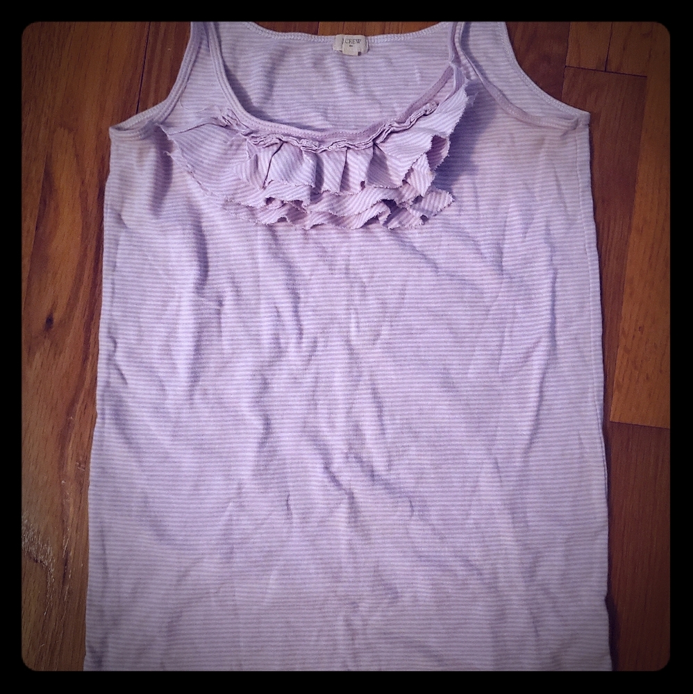 JCrew factory ruffle tank
